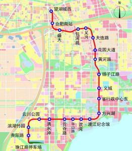 合肥地铁5号线最新线路图，城市脉络的新拓展